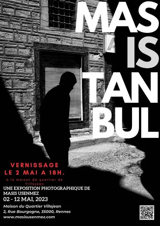 Masis Usenmez - Exposition : Mas Is Tan Bul - rétrospective de 15 années de photos de rue en noir et blanc prises à Istanbul.